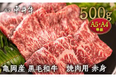 【7営業日以内発送】数々の誉れに輝く最高峰 黒毛和牛「平井牛」A5・A4 焼肉用 赤身 500g 京都 丹波牧場 自家産≪ウチヒラ・マル・イチボ・ランプ・ウチモモ・シンタマ 希少 和牛 京都肉 冷凍 真空 BBQ キャンプ≫