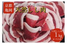 【期間限定】丹波亀岡 天然しし肉 セット 500g×2パック 計1kg《ロース もも 焼肉 BBQ バーベキュー ぼたん鍋 すき焼き 豬 猪肉 ジビエ》