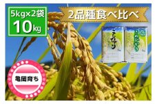 米 2品種 コシヒカリ・キヌヒカリ 食べ比べ 5kg × 2袋 10kg 施肥技術指導員監修《米 令和5年産》SDGs未来都市亀岡
※着日指定不可