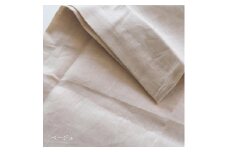 【ベージュ】枕カバー カラー5色 麻100% 43×63cm用 日本製〈亀屋寝装センター〉｜寝具 カバー 枕カバー ピロケース 近江の麻 頭寒足熱 日本製 リネン おしゃれ