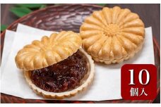 丹波大納言もなか 10個＜和菓子の朝日堂＞ ｜ 最中 もなか 和菓子 粒あん ギフト スイーツ 京都 丹波 小豆 父の日 母の日 プレゼント ※離島への配送不可