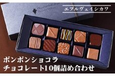 《エプルヴェイシカワ》ボンボンショコラ チョコレート10個詰め合わせ　スイーツ 洋菓子 焼菓子 お祝い 内祝い 京都 お取り寄せ ギフト お土産 ※離島への配送不可