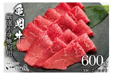 京都いづつ屋 厳選 ブランド和牛 亀岡牛 赤身 焼肉用 600g≪訳あり 和牛 黒毛和牛 牛肉 冷凍 焼肉 ふるさと納税牛肉≫