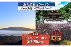 京都 亀岡 旅行クーポン 30,000円分 後から選べる 旅行Webカタログで使える! 旅行チケット 宿泊チケット 券 温泉 家族 ギフト 宿 旅館 ホテル 老舗 予約 トラベル 旅行券 宿泊券