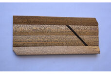 竹製ペン置き胡麻竹 20×5cm（1cm） [№5223-0038]