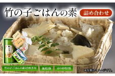 京都産　竹の子ごはんの素2合炊き用・佃煮2袋・京の春筍2袋　詰め合わせ  NGI01