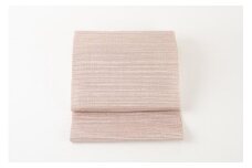 丹後の藤布　八寸名古屋帯 「藤棚 (紫ピンク)」 全通/松葉仕立て(手先のみカガル)　藤布 名古屋布 名古屋 仕立て 松葉 仕立て 平 仕立て 紫ピンク 紫ピンク色　FY00005