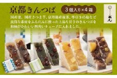 【母の日ギフト】京都きんつば　４種詰め合わせ（国産栗、国産さつま芋、京丹後産抹茶、琴引きの塩）【配送時期：母の日用5/9-11お届け】　和菓子 国産 琴引の塩 塩きんつば 抹茶 砂丘芋 砂丘いも サツマイモ さつまいも 栗 あんこ 餡子 プレゼント ギフト お土産 お中元 お歳暮 御菓子司あん 和菓子 オシャレ かわいい 和風　AP00013