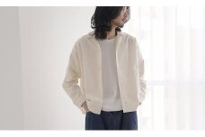 kinudian パジャマシルクシャツ　オフホワイト　フリーサイズ　【宮眞】　シルク シャツ シルクシャツ パジャマ パジャマシャツ 男女兼用 絹 新生活 贈り物 敬老の日 母の日 父の日 記念日 ギフト プレゼント　MI00004