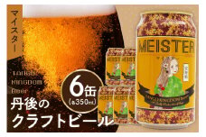 京都 丹後のクラフトビール マイスター6缶セット TANGO KINGDOM Beer（350ml×6本）　ビール クラフトビール 地ビール ご当地ビール ご当地 缶ビール 缶 食のみやこ マイスター ふるさと納税 ビール ふるさと納税 クラフトビール 人気　TO00116