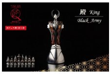 匠チェス（1-King黒1体）殿（前面:鳳凰と松、背面:龍）　　HR00028