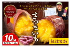 さつまいもオブザイヤー紅はるか部門全国1位 京都・ 丹後産　さつまいも 紅はるか　土付き（1本120〜450g程度）10kg　TF00043