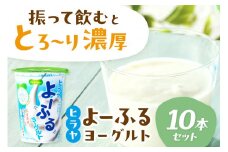 ヒラヤよーふるヨーグルトセット 10本入り　定期便　月1回×3ヵ月　AM00613