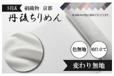 絹織物　京都「丹後ちりめん」色無地　袷仕立て　変わり無地（天保元年創業吉村商店）　YO00051