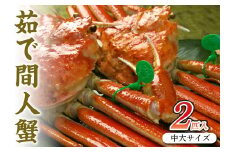 京丹後市産 茹で間人蟹 【厳選】 中大サイズ　taizakani800　2匹　SS00113