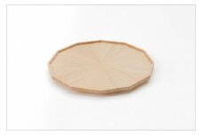 【KIKOE】平盆　ハナチ　木工製品　国産木材　ヒノキ　職人手作り　MZ00001