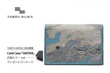 TAMIYARADEN /民谷螺鈿 Card Case 「HATOH」 noir※プレゼントパッケージ　TM00017