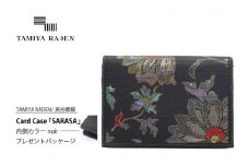 TAMIYARADEN /民谷螺鈿 Card Case 「SARASA」 noir※プレゼントパッケージ　TM00018