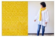 フィルタンゴ ストール【洗える丹後ちりめんのシルク】西洋更紗柄　オレンジイエロー 　ギフトにもおすすめ。シルクストール レディース マフラー シルク レディースファッション 女性 40代 50代 60代 プレゼント 春物 秋物　FI00046