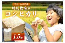 2025年産 京都・久美浜産 特別栽培米コシヒカリ 1.5kg　AL00003