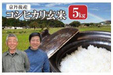 【事業者応援】玄米・予約／京都の家族経営農家直送・丹後弥栄産コシヒカリ（玄米5kg）2025年産（令和7年産）わだかわファーム　WD00001