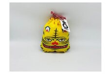 丹後ちりめん 祭巾着（とら） サイズ：約17cm×13cm　DZ00027-05