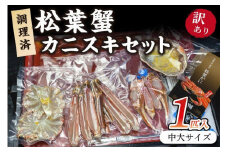 調理済　松葉蟹カニスキセット【訳あり】約二人前(中大サイズ800～900ｇ1匹入り)　 カニ鍋 かに鍋 松葉ガニ 松葉がに カニ刺し カニしゃぶ 国産 2人前 カニ かに 蟹 調理済み 甲殻類 海産物 京都 丹後 送料無料カニ鍋 カニ刺身 ふるさと納税 かにしゃぶ　SS00078
