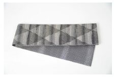 半幅帯　大ウロコ文（グレー）*リバーシブル幅約15.2cm×長さ約420cm　FY00099