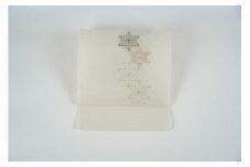 ＜丹後の藤布　遊絲舎＞八寸名古屋帯　「すかし麻の葉」（白）　【仕立て方法：名古屋仕立て（総カガリ）】　FY00105