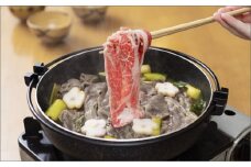 9月発送：日本海牧場のすき焼きセット（京たんくろ和牛）　NH00024_09
