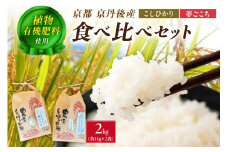 京丹後米～水と文化が育んだ～こしひかり・夢ごこち食べ比べセット 2kg（各1kg×2袋）　FP00010