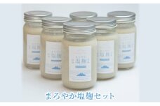 [№5334-0056]塩麹 まろやか塩麹 セット 塩こうじ 6個 詰め合わせ 発酵食品 健康食品 健康 こうじ 麹 調味料 下味 下ごしらえ 詰め合わせ 手土産 プレゼント 京都 
