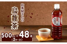 [№5334-0085]【ふるさと納税】烏龍茶 ウーロン茶 500ml 48本 飲み物 飲料 ドリンク 水分補給 ヘルシー 食事のおともに 