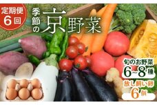 [№5334-0480]【定期便6回】野菜セット ネラの卵6個入り
