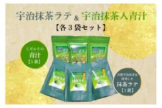 宇治抹茶ラテ&宇治抹茶入青汁セットB 抹茶 抹茶ラテ 青汁 抹茶青汁 宇治抹茶 スティック包装 個包装 セット 詰め合わせ 詰合せ ギフト 贈り物 インスタント 簡単 手軽 まっちゃ ラテ 抹茶セット 【031-05】