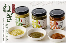 京都山城のねぎギフトセット[ねぎベーゼ,ねぎ味噌,ねぎジャム ] 九条ねぎ 京野菜 ねぎベーゼ ねぎ味噌 ねぎジャム 野菜ジャム 調味料 薬味 主役にも イタリアンソース 隠し味に 【001-01】