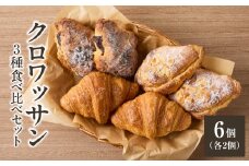 クロワッサン食べ比べ3種セット（クロワッサン2個・クロワッサンオザマンド2個・ショコラ・オザマンド2個）「Boulangerie Faveur」 【065-14】