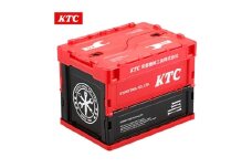 KTC 折りたたみコンテナ20L(レッド) [YG-195]【1140611】