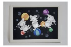 竹谷芳幸 作 『ピエロ＆うさぎ』【074】