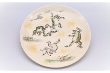 お皿（鳥獣戯画） 清水焼 八木海峰 海峰窯 陶器 陶芸 焼き物 食器 器 伝統 工芸品 ギフト 贈答 井手町 【159】