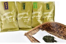 宇治茶の飲み比べ4本セット　店頭人気「煎茶とかぶせ茶」の詰合せ(各100g入)〈宇治茶 宇治 煎茶 緑茶 お茶 茶 かぶせ茶 茶葉 飲み比べ 詰合せ 人気 飲料〉 n0149