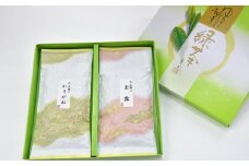 茶道の先生方に人気の宇治玉露セット（各100g入）〈玉露 お茶 緑茶 茶 かりがね 茶葉 高級 一番人気 宇治茶 玉露かりがね 加工食品 飲料〉  n0198