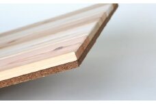 床敷き無垢ボード(45cm角×8枚セット)〈無垢 杉 杉板 自然 断熱 木材 木 屋内 床 床設置 簡単 簡易〉  n0411　
