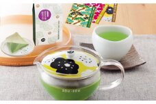 京都テキスタイルブランド「ＳＯＵ・ＳＯＵ」ほほえみ茶器セット〈お茶 茶 緑茶 煎茶 宇治抹茶 抹茶 抹茶入り玄米茶 ほうじ茶 耐熱ガラス 急須 茶缶 コラボ〉  n01125