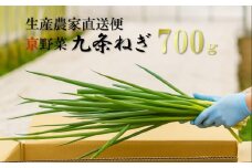 生産農家直送　京野菜・九条ねぎ  700g 〈ねぎ ネギ 葱 九条ねぎ 京野菜 京都 新鮮 甘い 農家直送 野菜〉 S0802