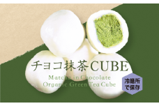 チョコ抹茶CUBE(10個入り×4箱)〈有機 オーガニック 無農薬 京都 宇治抹茶 抹茶スイーツ  ホワイトチョコレート お菓子 フリーズドライ 簡易ギフト〉 S1404