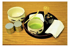 京都唯一の村からお届け♪おうちで特上抹茶を味わえる宇治抹茶の飲み比べセット（茶器セット付き） [№5299-0067]