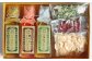 バジルおいる・たかの爪おいる・九条ねぎおいる、地場の乾燥野菜（九条ねぎ・たかの爪・にんにく）のセット。