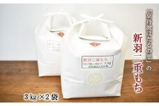 京丹波ほたるの里のもち米 3kg×2袋（総量6kg） 京都 餅米 ※北海道・沖縄・その他離島は配送不可 [012HS001L]