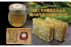 丹波くりの栗きんとんと栗のはちみつの詰め合わせ（京都京丹波町産　丹波栗100％使用　ギフトセット）　[015TNX002L]